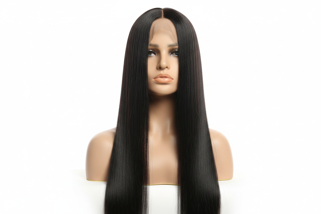 Cheveux de couleur noir